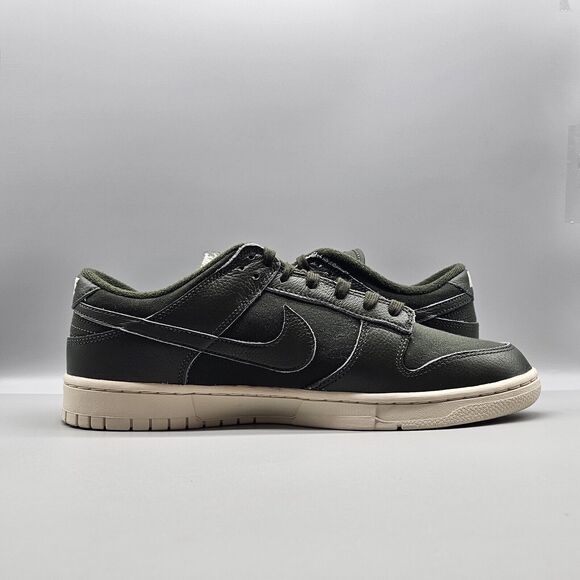 Nike Men's Dunk Low Retro Premium Size 10 'Sequoia' Sneakers DZ2538-300 NEW - Picture 7 of 9